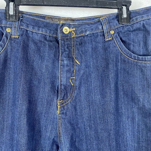 Rocawear Jeans Mens 42 Blue Baggy Denim Hip Hop 90s Streetwear 40x31 - Picture 3 of 16